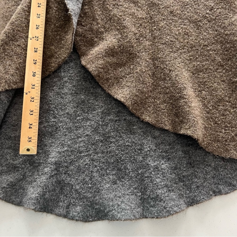 Anthropologie Moth Avalee Vest Open Front Sweater Duster Wool Blend Lagenlook ML - Picture 9 of 11